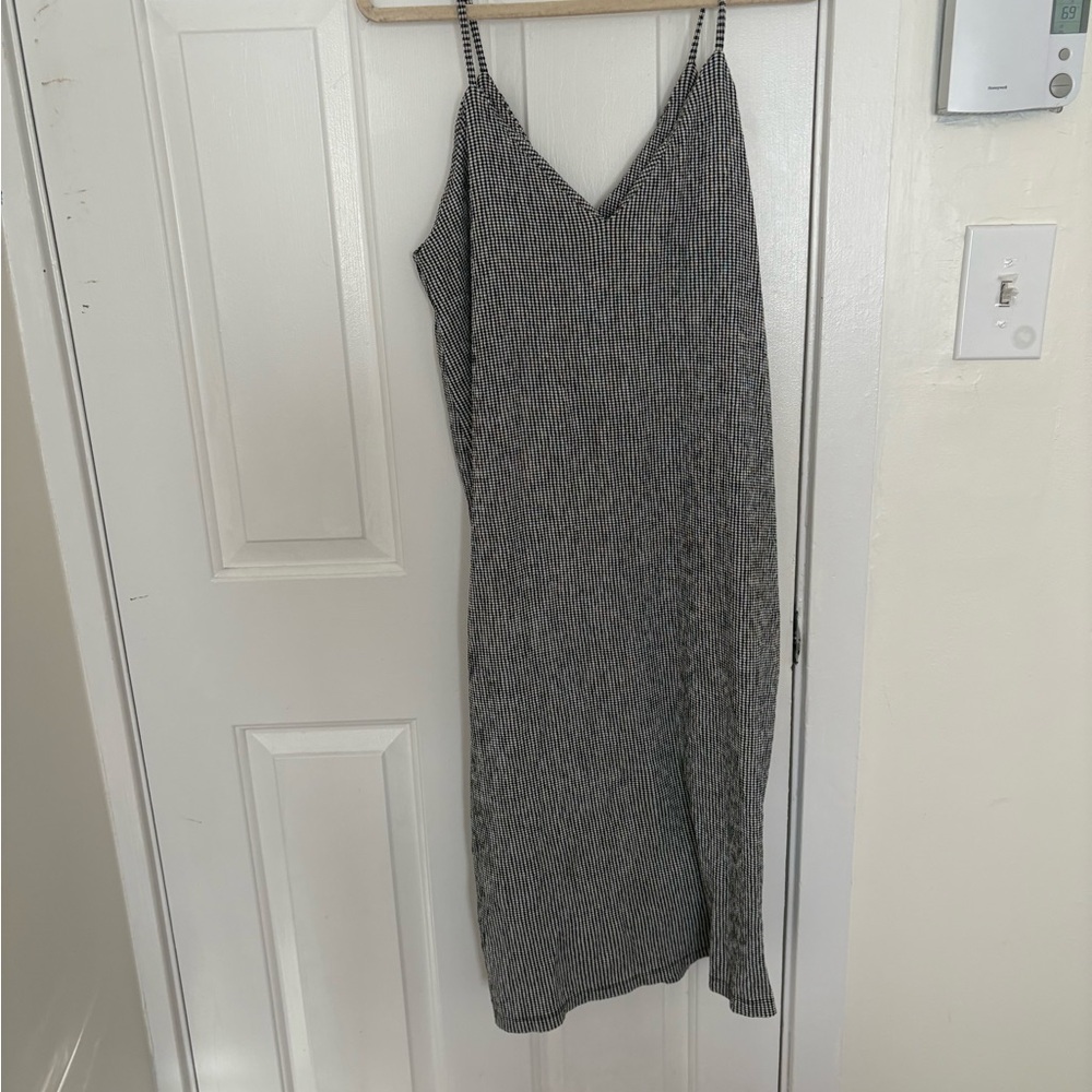 Zara Gingham Slip Dress